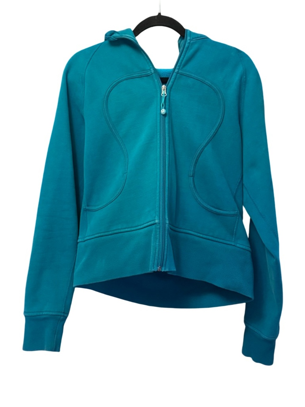 Teal Lululemon Scuba Full Zip Hoodie - M
